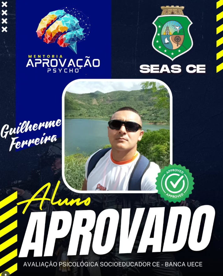 [Foto do Aluno Aprovado]
